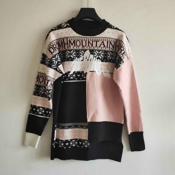 

womens designer coat print fashion trend sweater ladies casual slim hip-hop style sweater 2020 new selling, White;black