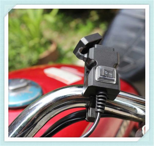 

motorcycle accessories mobile phone charger waterproof adapter for yamaha r6s usa bt1100 bulldog xjr400 1300 racer 400r