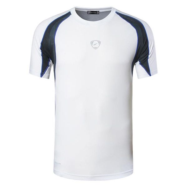 

jeansian men's sport tee shirt tshirt t-shirt short sleeve dry fit running gym fitness workout lsl134 white, White;black