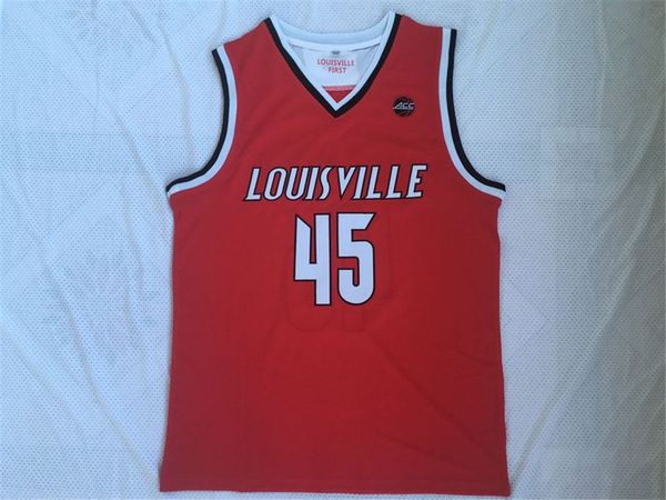 

ncaa луисвилл кардинал колледж # 45 донован митчелл баскетбольное - красный, Black
