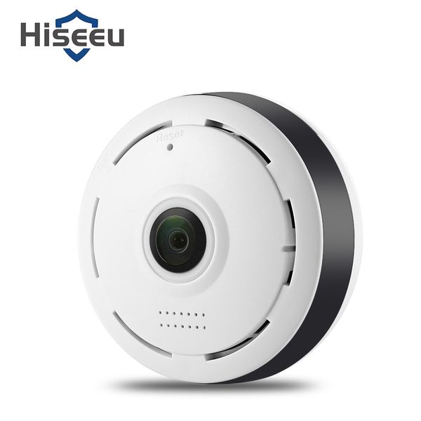 Hiseeu HSY-P6 HD 960 P Sem Fio WiFi IP Indoor Câmera de Segurança de 360 ​​Graus Fisheye / IR Night Vision / P2P / Detecção de Movimento