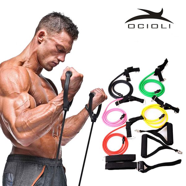 

fitness bands resistance sport elastic band 120cm yoga rubber tensile pull rope expander banda elastica training rubber workout