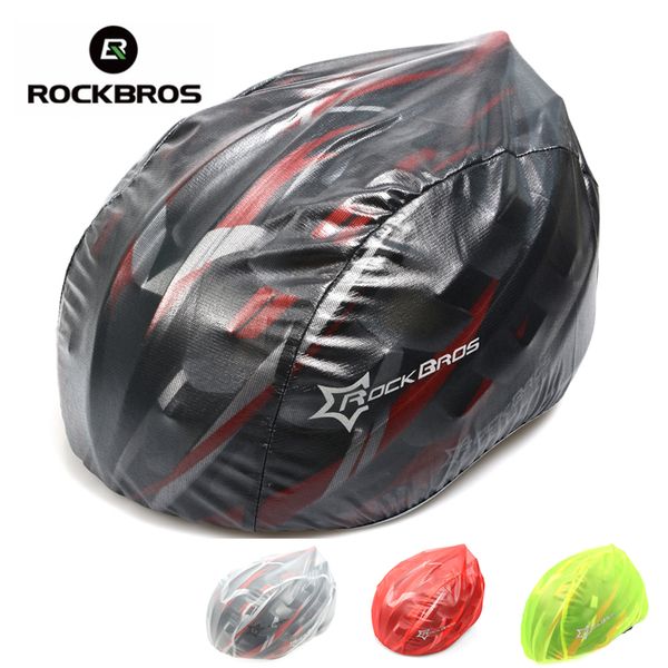 

rockbros bicycle helmet rain cover dustproof windproof helmet mtb road bike cover waterproof ultra-light cycling accessories