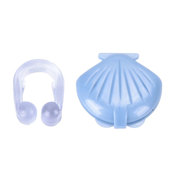 

anti snore sleep nose clip clear silicone gel anti ronflement snoring sr silent sleep apnea guard help aid device with case