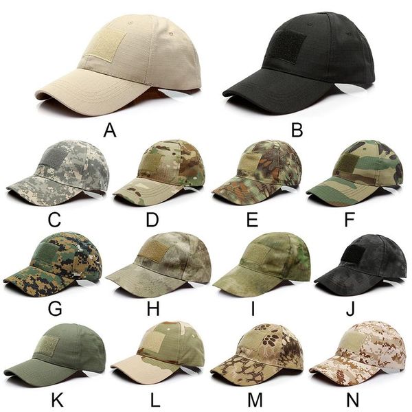 

2019 outdoor sport snapback caps camouflage hat simplicity tactical army camo hunting cap hat for men cap, Blue;gray