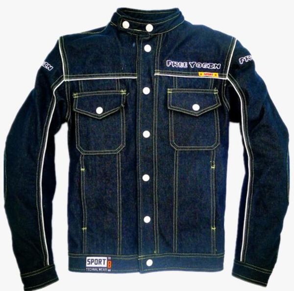 

new model cycling jackets ride service motorcycle jean jacket flanchard four seasons denim jean jackets