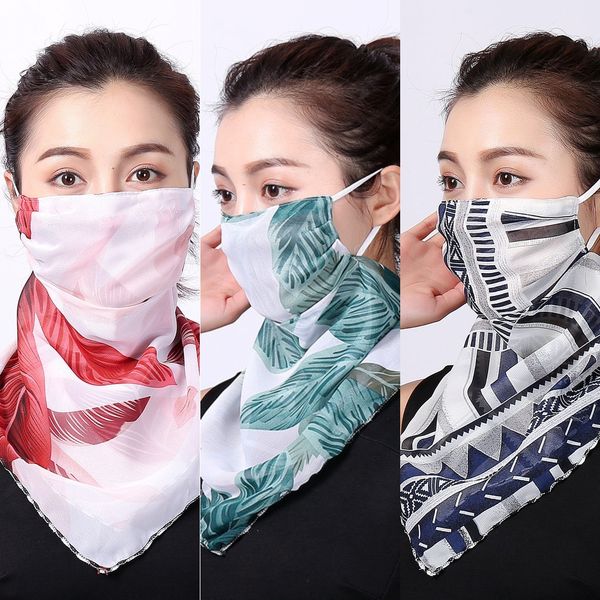 

slmj2 breathable face maskswashable and reusable facemask floral print cotton cloth masksfor protection bylima scarf 2020, Black