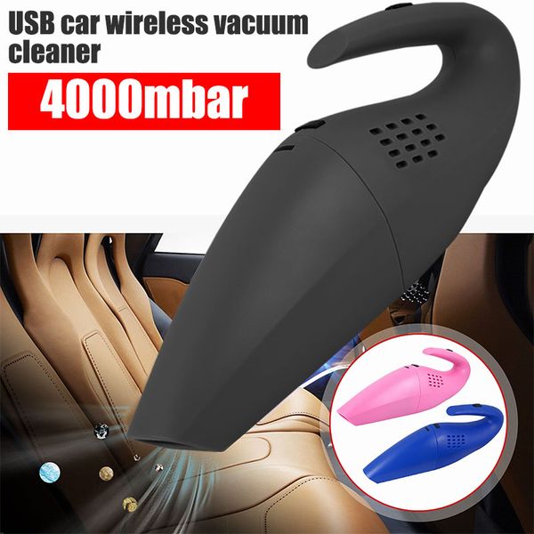 

2019 2500mah powerful auto vacuum cleaner usb rechargeable wireless convenient for vehicle drop shipping