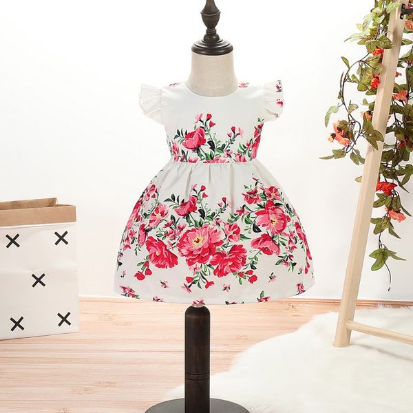 UK Seller Newborn Kid Baby Girls Princess Party Pageant Gown Tutu Dress Sundress