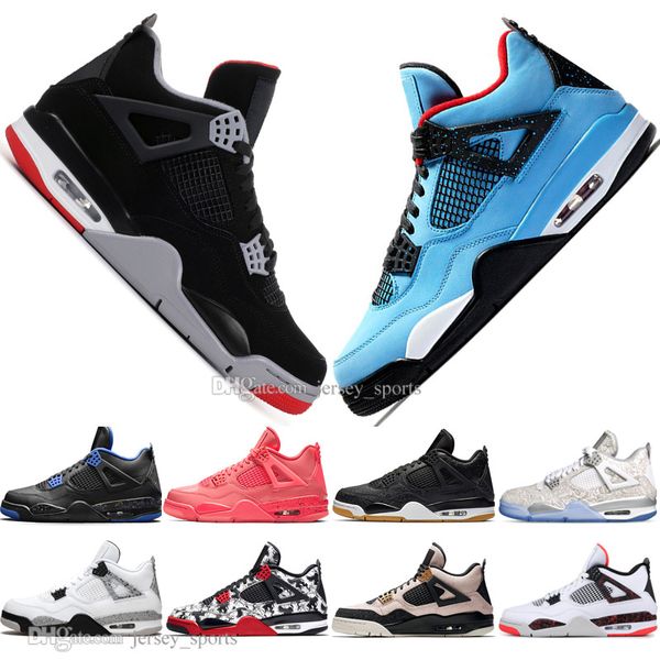 

with box wholesale bred 4 4s what the cactus jack laser wings mens basketball shoes eminem pale citron men sports designer sneakers
