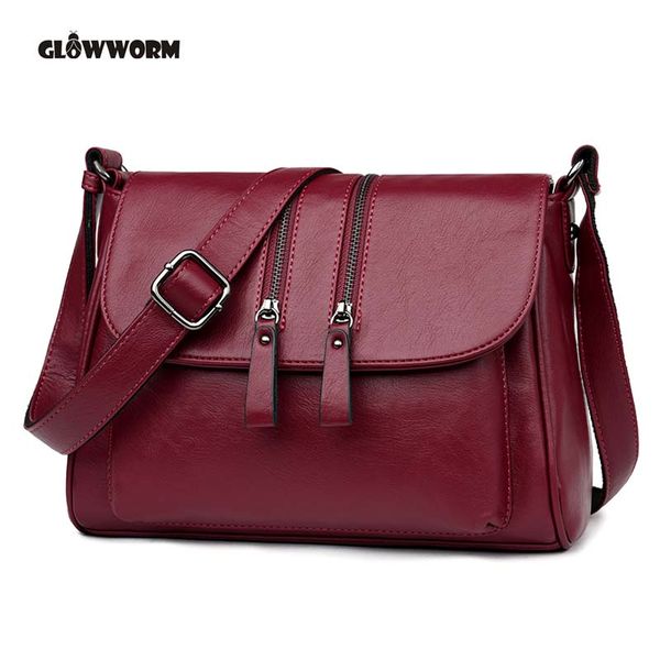 

genuine leather messenger bag for women shoulder bags casual brand tote bag handbags new design shell
