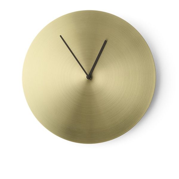 

modern design digital wall clock brass clock