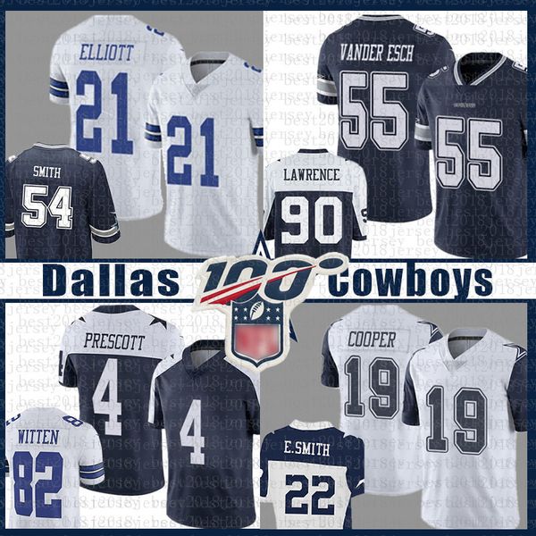 

ezekiel elliott leighton vander esch jersey dak prescott amari cooper jaylon emmitt smith roger staubach lawrence dallas cowboys lee, Black;red