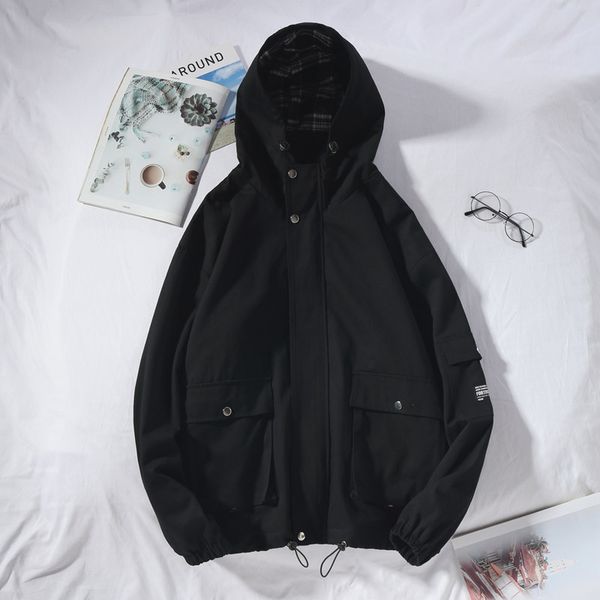 

brand men winter designer jacket cotton warm windproof new jacketes selling luxury jacket wild trend personal customized jacket, Black