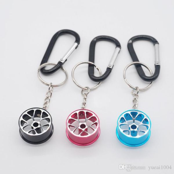 

car keychain automobile hub styling creative mini car key ring auto car key chain keyring for brembo auto accessories dropshipping