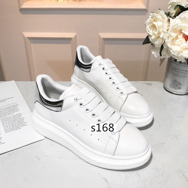 

продвижение мода повседневная обувь квартиры мода толстая подошва кожа обувь для ходьбы на открытом воздухе ежедневно платье партии кроссовк, Black