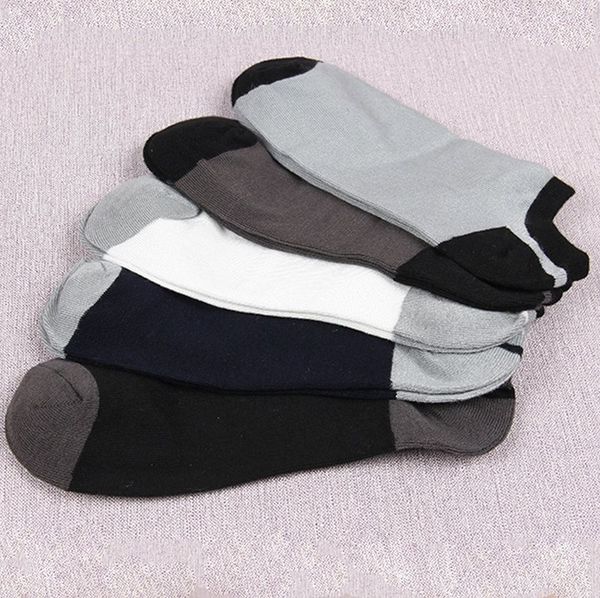 

men's clean solid color socks, odor proof, sweat proof, young people's solid color socks. category 312, Black