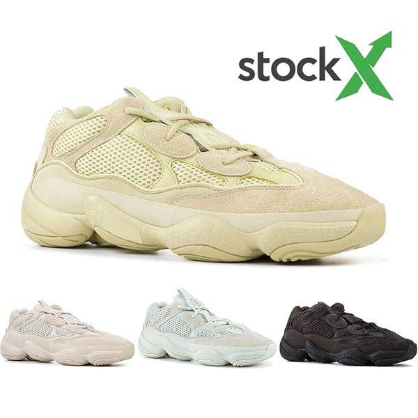 

2020 моды bone white desert rat 500 kanye west runner рынк utility black румяна соль мужчин кроссовки кроссовки мужские тренеров размер 36-4