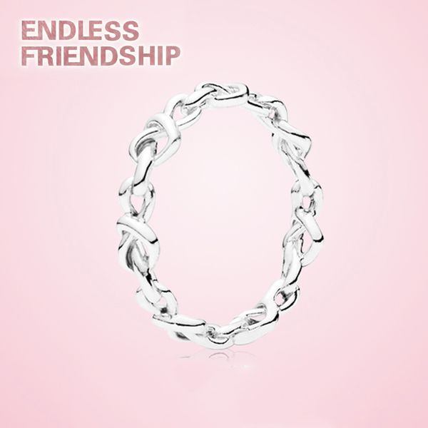 

endless classic fashion heart-shaped rings for women silver woman ring wedding engagement fashion jewelry party gifts, Slivery;golden