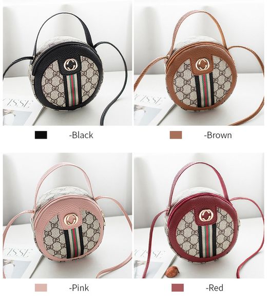 

Дети дизайнер сумки мода маленькие девочки мини-Принцесса кошельки милый PU круго