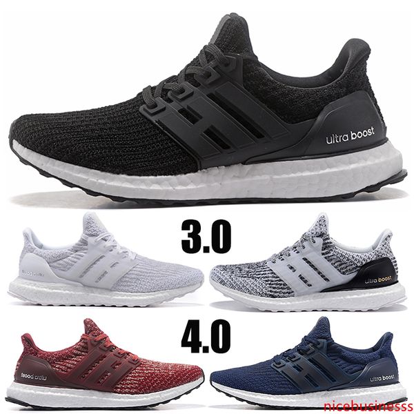 

ultra running shoes 3.0 4.0 men women stripe balck white oreo designer sneakers ultra sport shoes trainers size 36-45