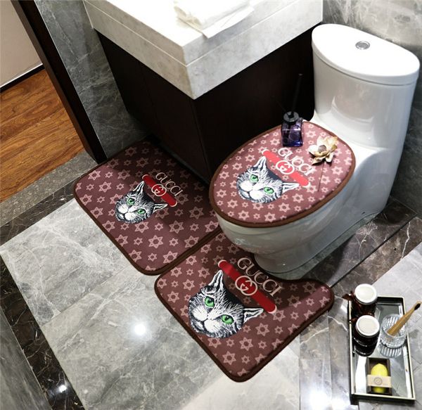 2019 Practical Toilet Set Design Bath Mats Sets Hotel Bathroom Non