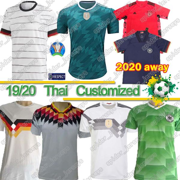 

thai hummels kroos draxler germany 2020 2021 euro soccer jerseys reus muller gotze european cup football jerseys camiseta de futbol, Black;yellow