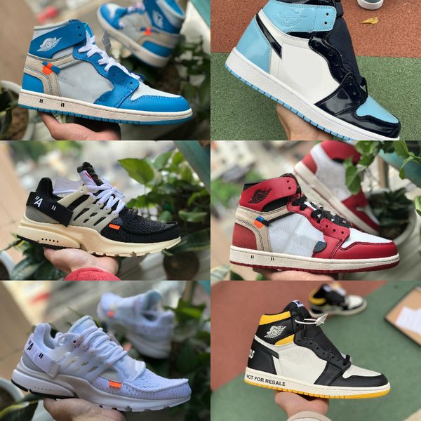 

high 1 og x men basketball shoes designer obsidian turbo green crimson tint bred retroes 1s asg unc white blue women presto v2 sports shoes