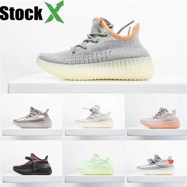 

2020 baby kids shoes kanye west zebra running designers shoes 2020 children athletic shoes sneakers size 28-35#212