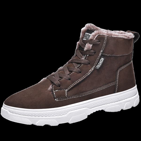 

men casual shoes outdoor comfortable leather driving loafer fashion high male flat sneakers shoes %a1928, Black