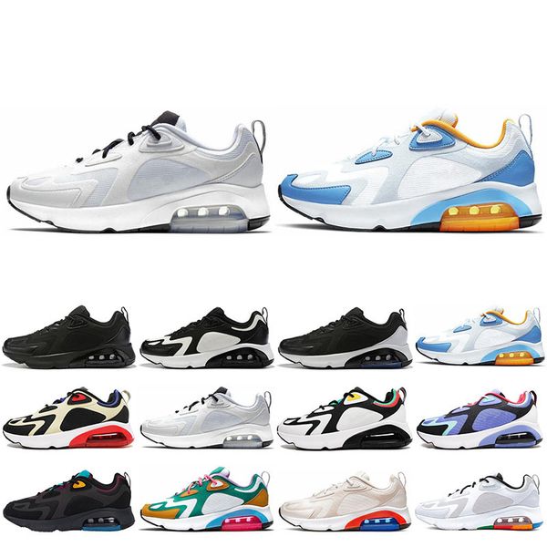 

nike air max 200 новое прибытие 200 женщин людей кроссовки мистик зеленый университет синий мир этап бордо черные тренеры белые мужские тапк