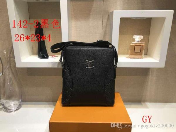 

2019 новый прилив простой поток удобной личности PU повседневная деловая сумка мужч