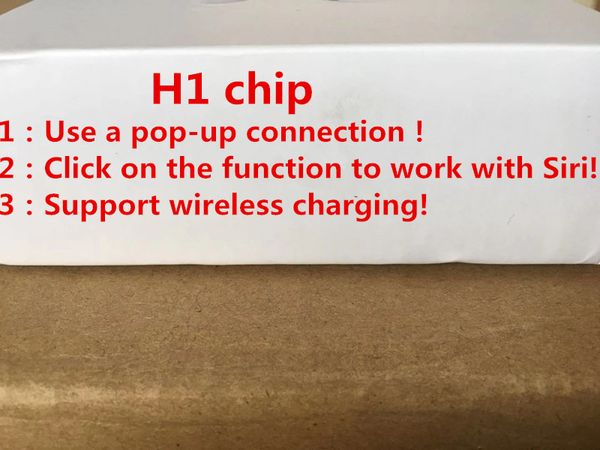 

H1 chip wirele charging generation 2 bluetooth headphone auto paring earphone with pop up window pk air pod