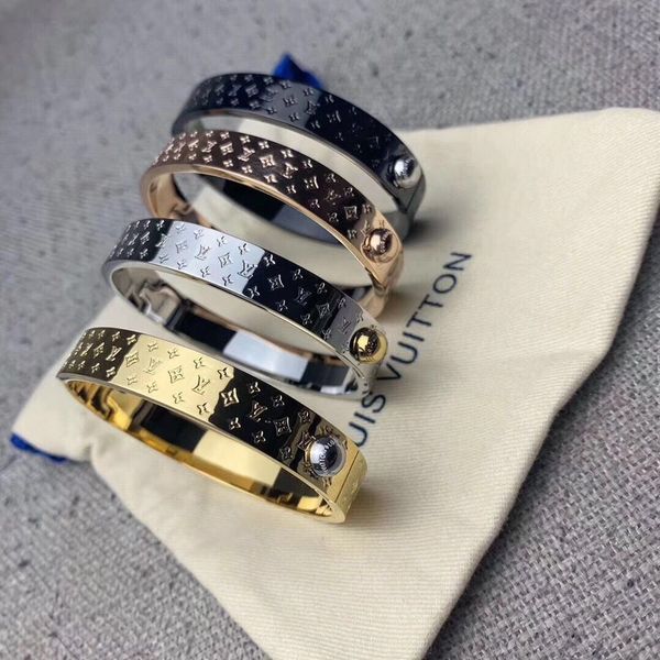 

luxury donkey home full diamond luxury bracelet four-leaf clover bracelet female students simple korean-style cool online hong sen girlfrien, Black