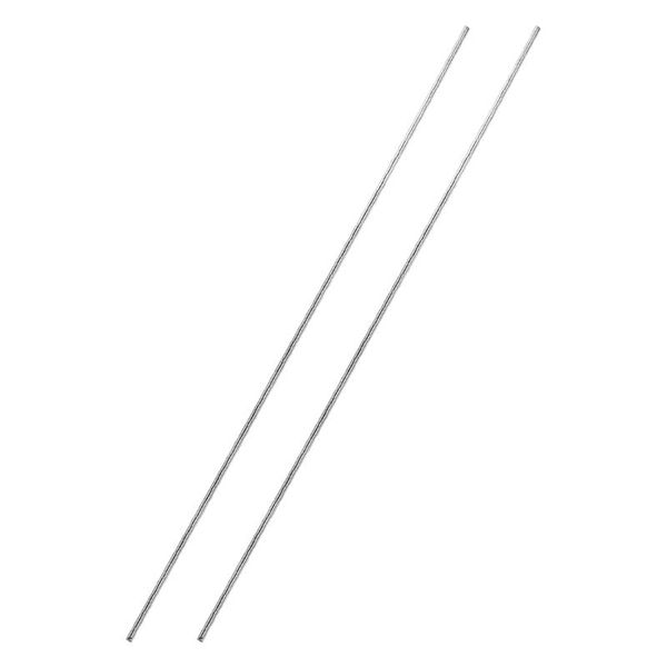 

uxcell 1.5mm x 300mm 304 stainless steel solid round rod for diy craft - 2pcs