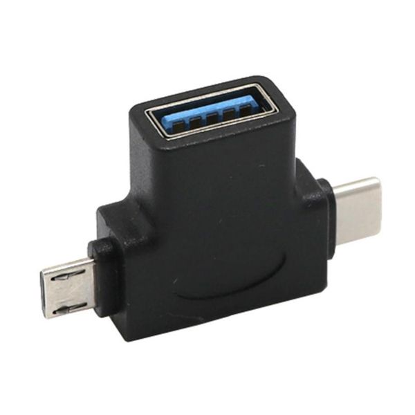 

2 in 1 usb c micro usb otg converter usb converter for data sync&charging
