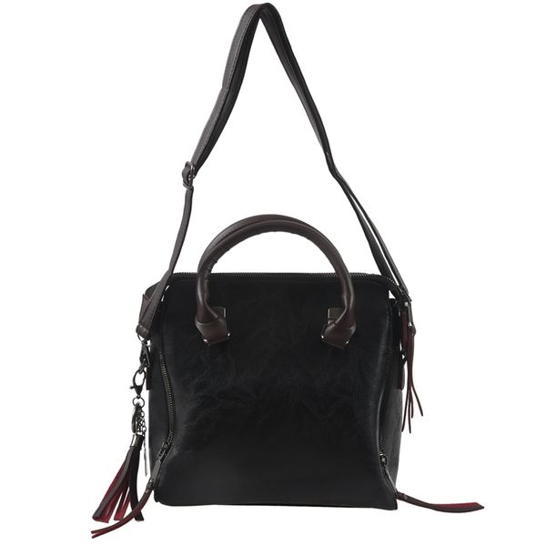 

женская мода сумки красивая леди crossbody сумка элегантная кожа pu одно плечо сумки хозяйственная сумка черная