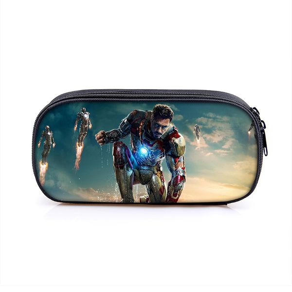 

iron man pattern cosmetic bag korean style women makeup bag pouch toiletry waterproof makeup organizer case necessaire t