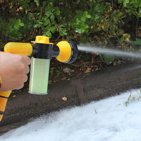 

household multifunctional water gun foamer car washing water foam high pressure snow foam 8 in 1 multi-functional adjustable gun