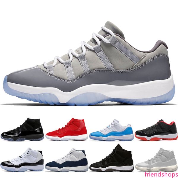 

11 11s cap and gown prom night mens basketball shoes gym red bred prm heiress barons space jam 45 72-10 men sport sneakers trainers designer