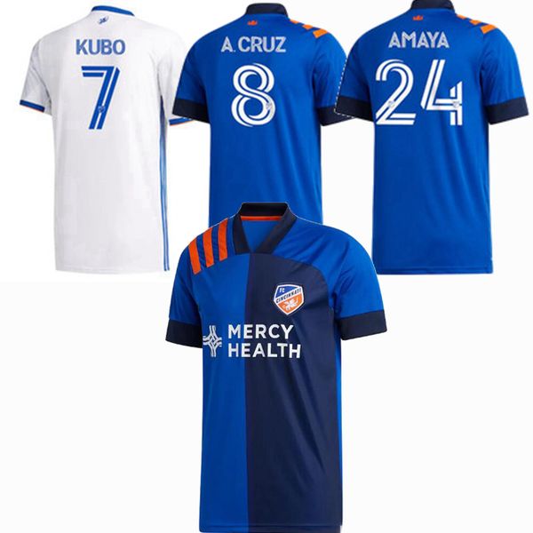 

2020 2021 fc cincinnati футбольные майки cincinnati kubo a. cruz adi waston home away 20 21 футбол мужчины и дети рубашка, Black;yellow
