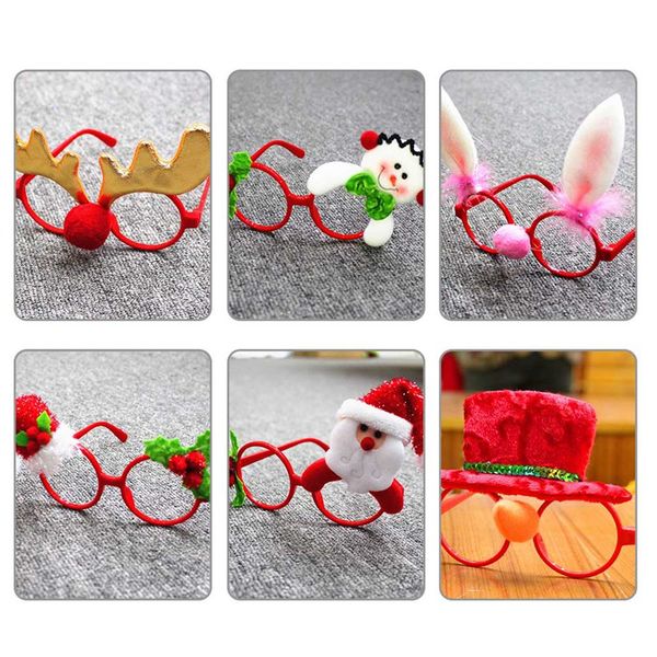 

christmas ornaments glasses frames decor evening party toy kids gifts xmas gift party new year hipping