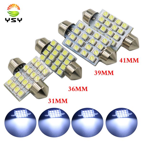 

ysy 500x c5w 31 мм / 36 мм / 39 мм / 41 мм белый 1210 16 smd гирлянда купол светодиодные лампы интерьер лампы для чтения микс размер 12 в