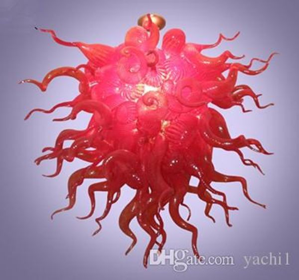 

modern crystal red blown glass chandeliers lighting art decoration custom made red murano glass led chandeliers pendant lamps for home deco