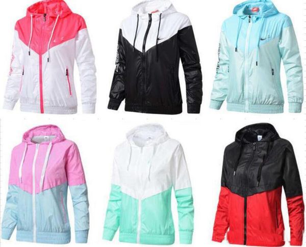 

spring clothes brand women jackets windbreaker zipper hoodies thin coat fashion casual outerwear spring sports quality, Black;brown
