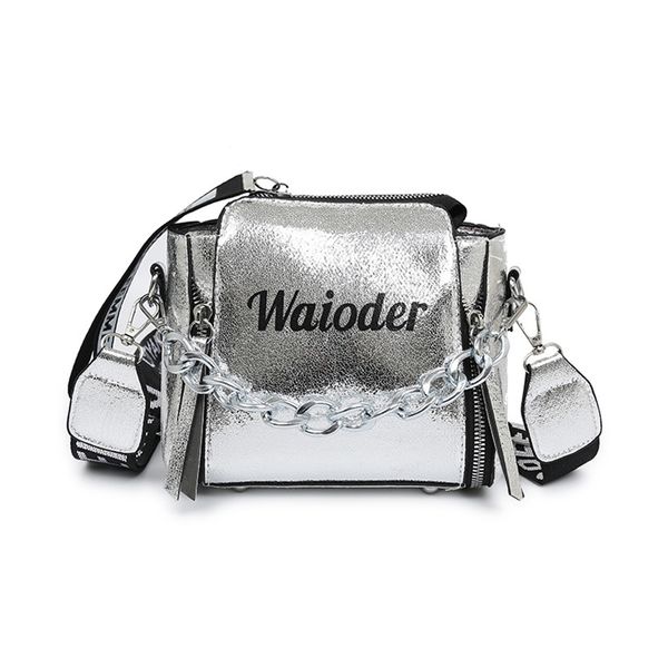 

designer handbag fashion tide ladies letter handbags wide strap chains shoulder bag women crossbody bags girls newset