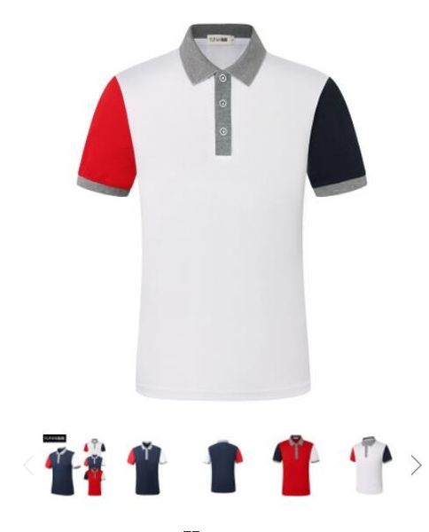 

sell 2020 new designer t-shirts brand shirt fashion summer tide braned lapel joining together luxury men shirt clothing, White;black