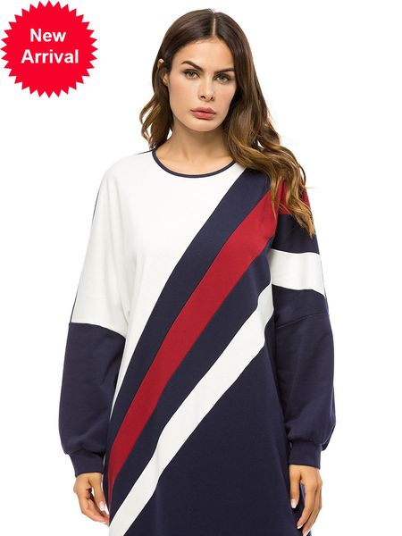 

mc207332 контраст цвета строчка рукава пуловер утолщенные свитер длинная юбка hoofddoek moslima мусульманская абая кафтан ацетат, Red