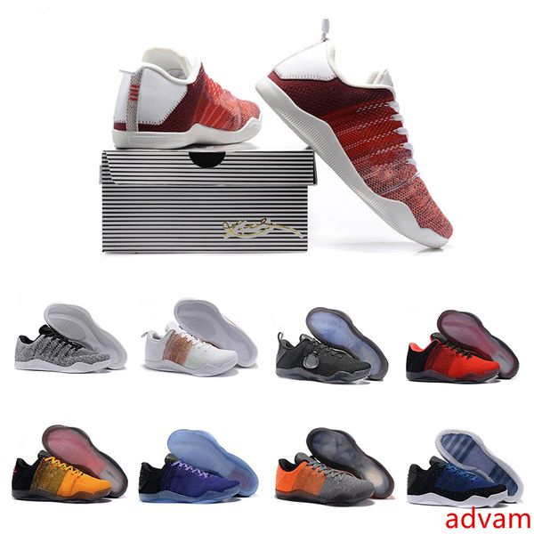 

new 11 elite low mens gold black mamba oreo basketball shoes mens for men 11s trainers designer chaussures zapatos sneakers 7-12