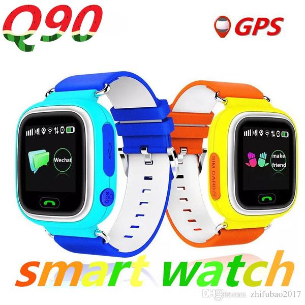 

Q90 gp mart watch baby watch with wifi touch creen o call location devicetracker for kid afe anti lo t monitor
